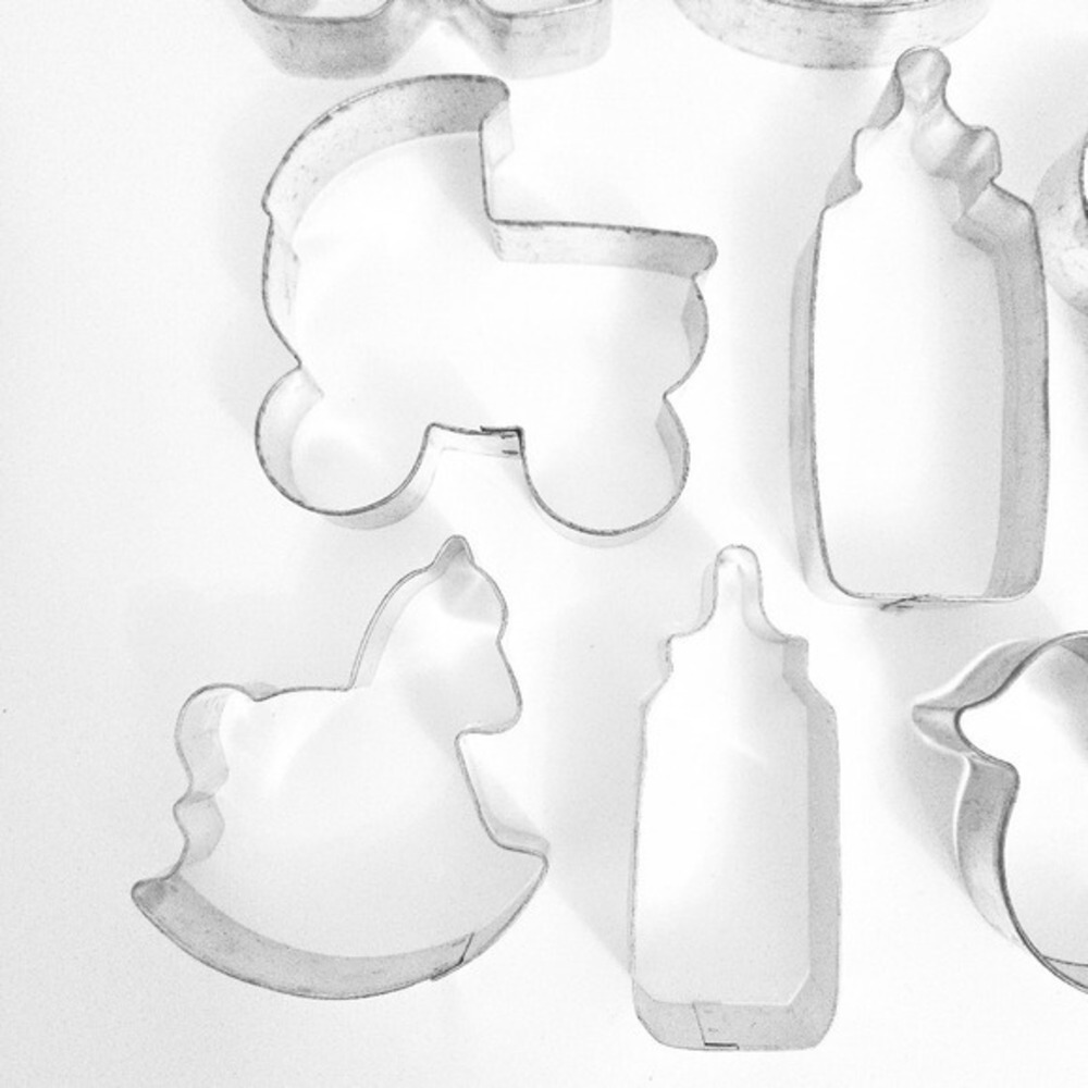 Baby Shower / Gender Reveal Vintage Cookie Cutters (Set of 10) - Picture 5 of 6